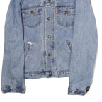 LEVI'S Mens Blue Denim Jacket M Cotton Button Closure Classic Fit Casual