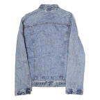 LEVI'S Mens Blue Denim Jacket M Cotton Button Closure Classic Fit Casual