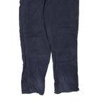 CARHARTT Mens Cotton Blend Navy Regular Straight Trousers W40 L32 Workwear