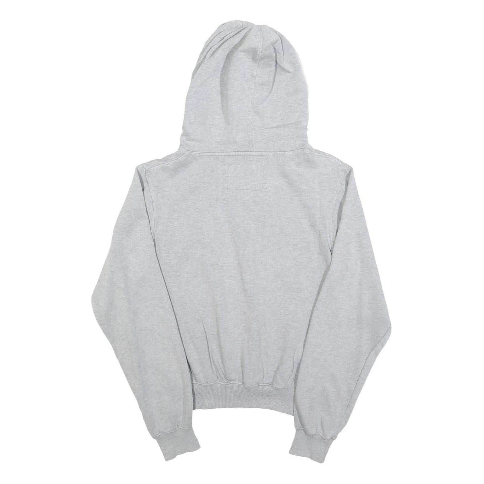 HARD ROCK CAFE Womens Grey Hoodie S Retro Logo Pullover Hooded Sweatshirt