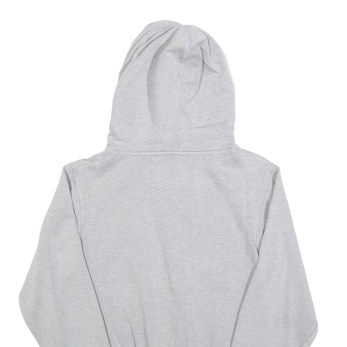 HARD ROCK CAFE Womens Grey Hoodie S Retro Logo Pullover Hooded Sweatshirt