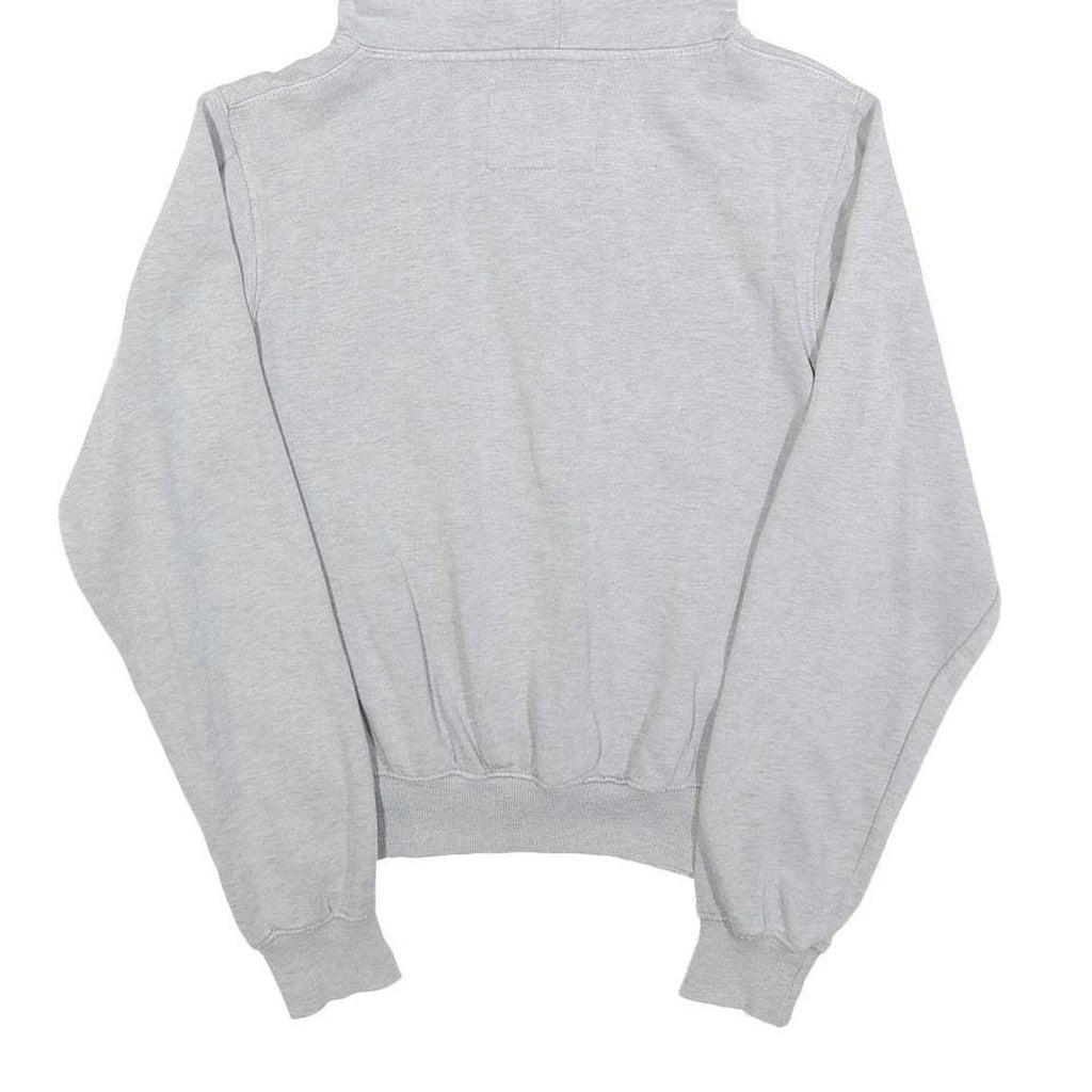 HARD ROCK CAFE Womens Grey Hoodie S Retro Logo Pullover Hooded Sweatshirt