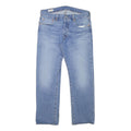 LEVI'S 501 Mens Regular Fit Straight Denim Light Wash W31 L27 Classic Button Fly