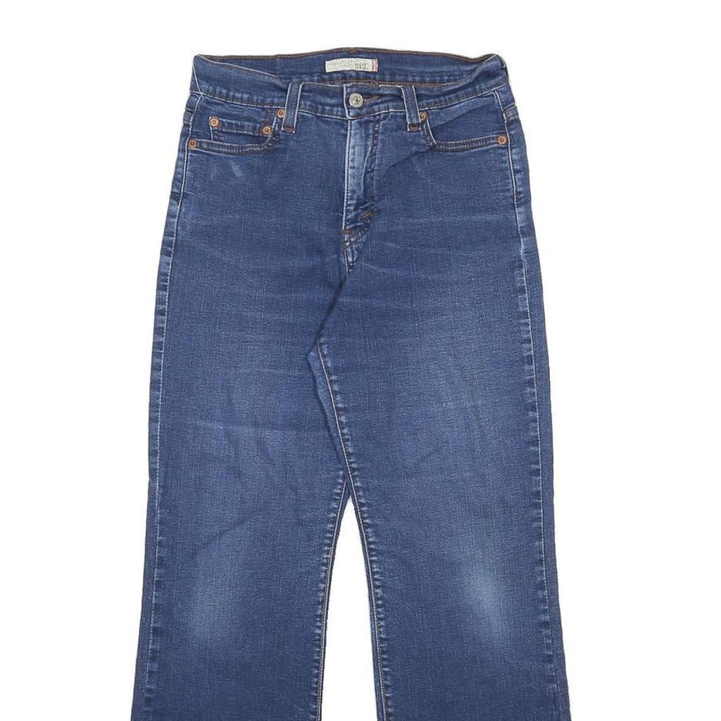 LEVI'S 512 Womens Jeans Blue Relaxed Straight Denim Medium W26 L28 Classic Fit