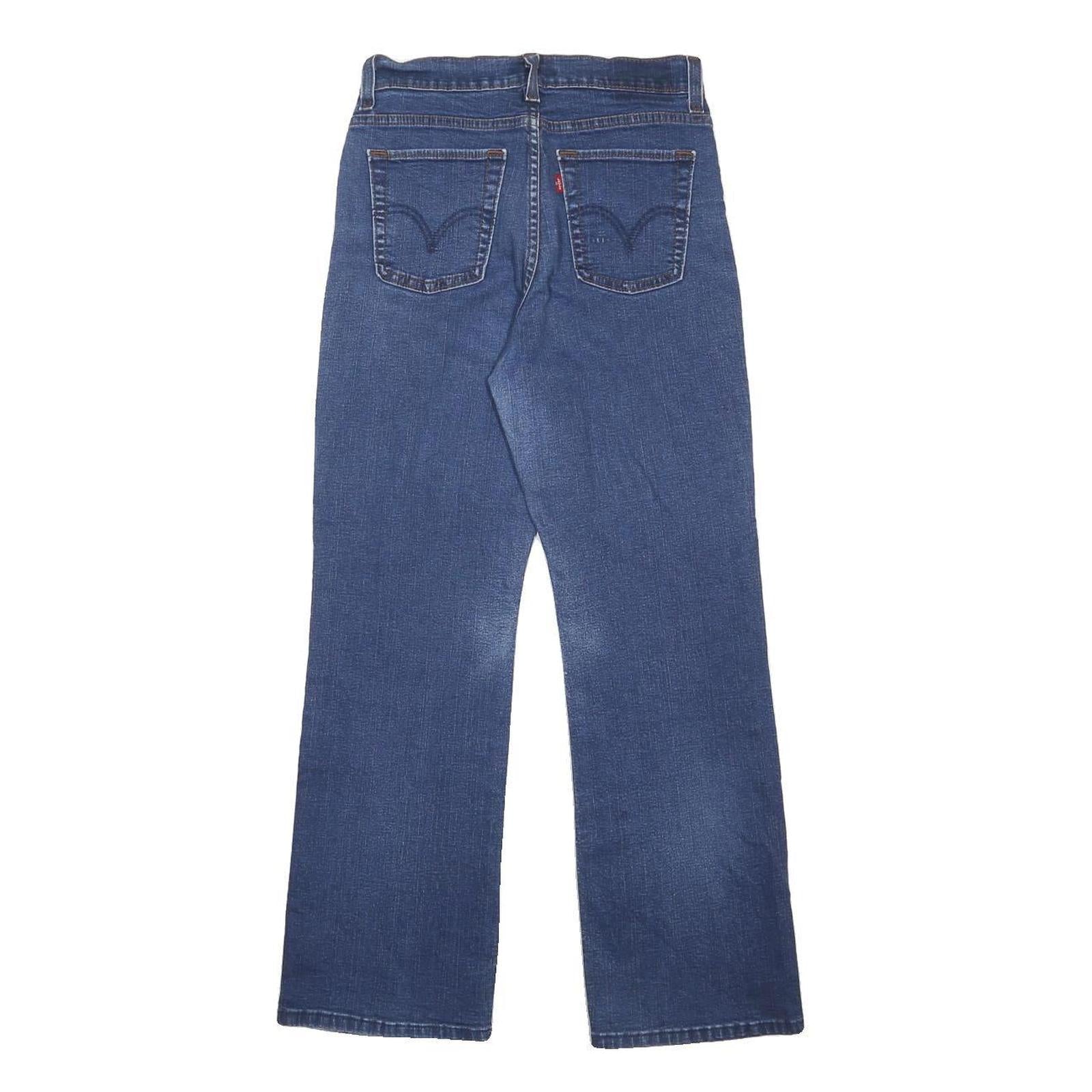 LEVI'S 512 Womens Jeans Blue Relaxed Straight Denim Medium W26 L28 Classic Fit