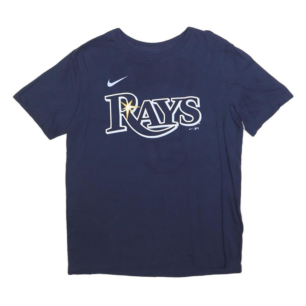 NIKE Mens Blue Rays Graphic T-Shirt M Short Sleeve Crew Neck Sportswear