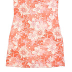 BIAGGINI Womens Orange & Pink Floral Sleeveless Day Polyester Dress XL