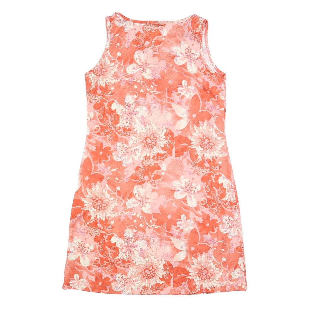BIAGGINI Womens Orange & Pink Floral Sleeveless Day Polyester Dress XL