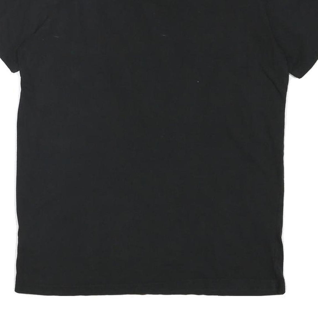 ADIDAS Mens Black Classic Logo Graphic T-Shirt M Short Sleeve Crew Neck