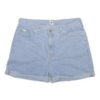 LEE Womens Light Blue Denim Casual Shorts M W31 Classic Cotton Summer