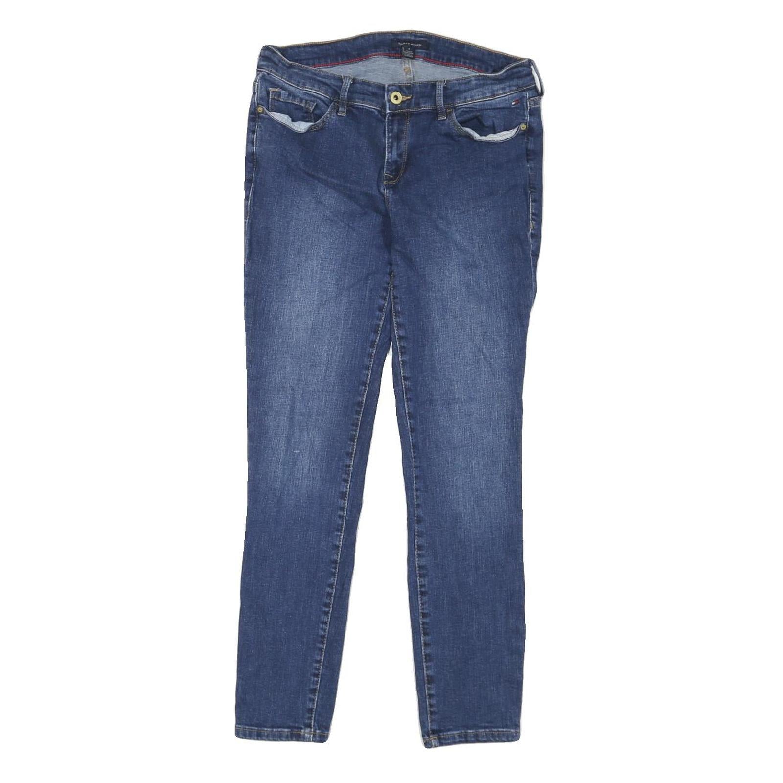 TOMMY HILFIGER Womens Jeans Blue Slim Skinny Denim Medium W30 L26 Stretch