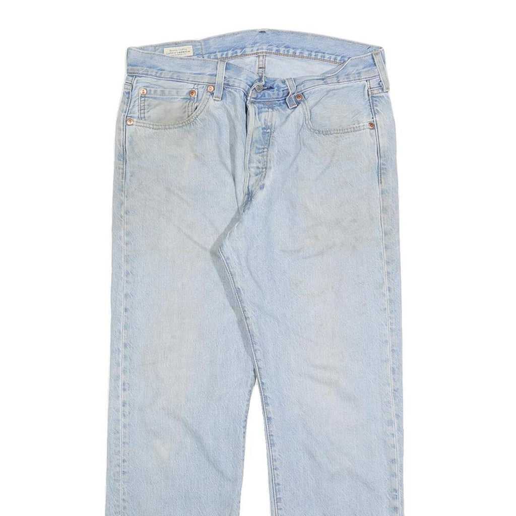 LEVI'S 501 Big E Mens Jeans Blue Regular Straight Denim Light W32 L30 Vintage