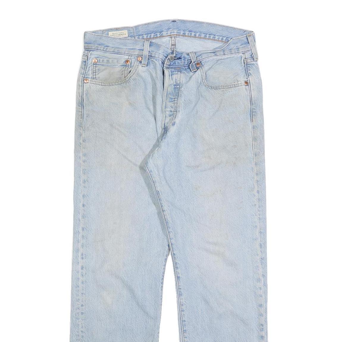 LEVI'S 501 Big E Mens Jeans Blue Regular Straight Denim Light W32 L30 Vintage