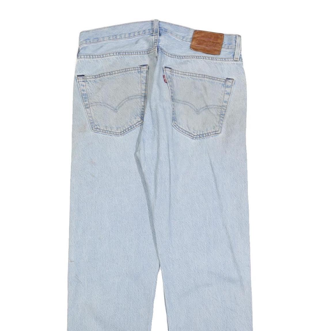 LEVI'S 501 Big E Mens Jeans Blue Regular Straight Denim Light W32 L30 Vintage