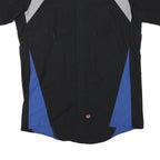 RED KAP Mens Black & Blue Work Shirt Cotton Blend M Casual Durable