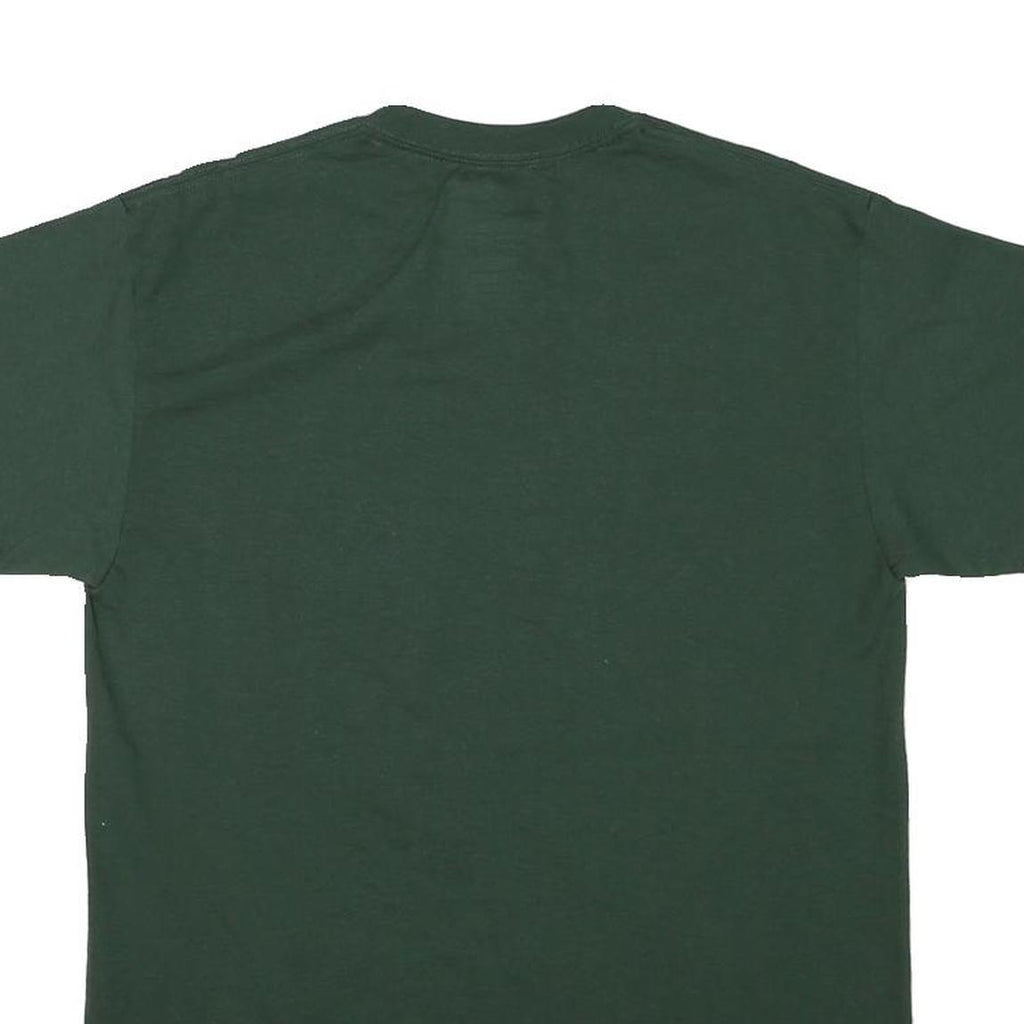 GILDAN Mens Green Hays FFA Rebels Graphic T-Shirt M Short Sleeve Crew Neck