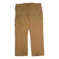 DICKIES Mens Cotton Brown Regular Fit Straight Leg Trousers W40 L32 Workwear