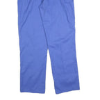 DICKIES Mens Cotton Blend Blue Regular Straight Trousers W36 L32 Workwear Pants