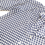 SOMMERMANN MODELL Womens Blue & White Polka Dot Shirt M Button Long Sleeve
