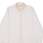 TED BAKER Mens Shirt Pink Striped Long Sleeve S