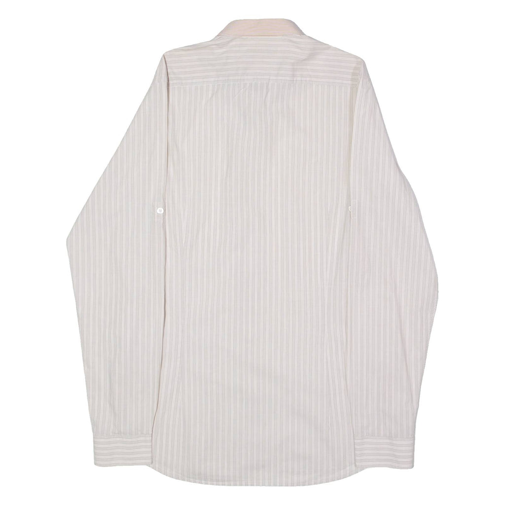 TED BAKER Mens Shirt Pink Striped Long Sleeve S