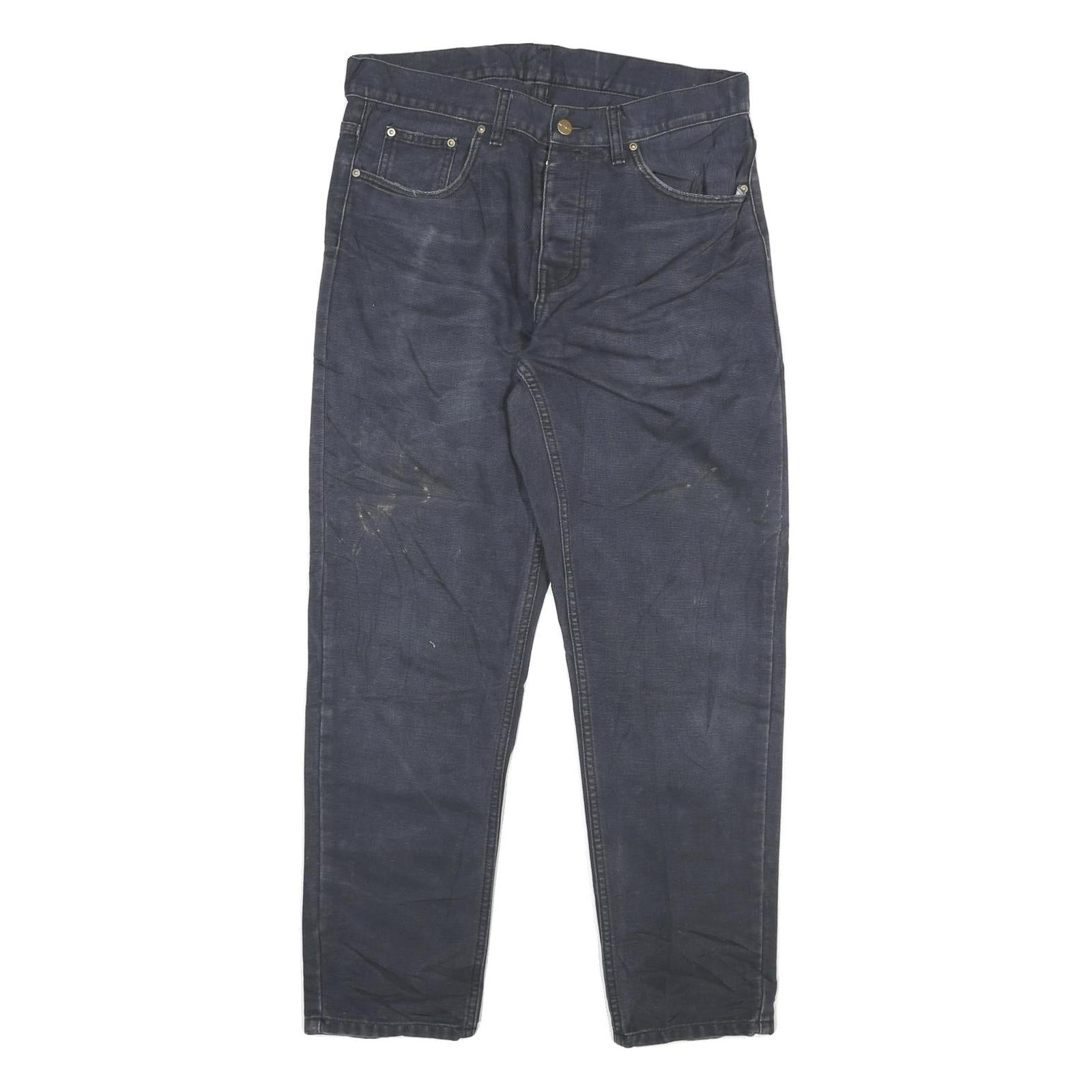 CARHARTT Womens Blue Slim Jeans Denim W31 L28 Button Pocket Workwear