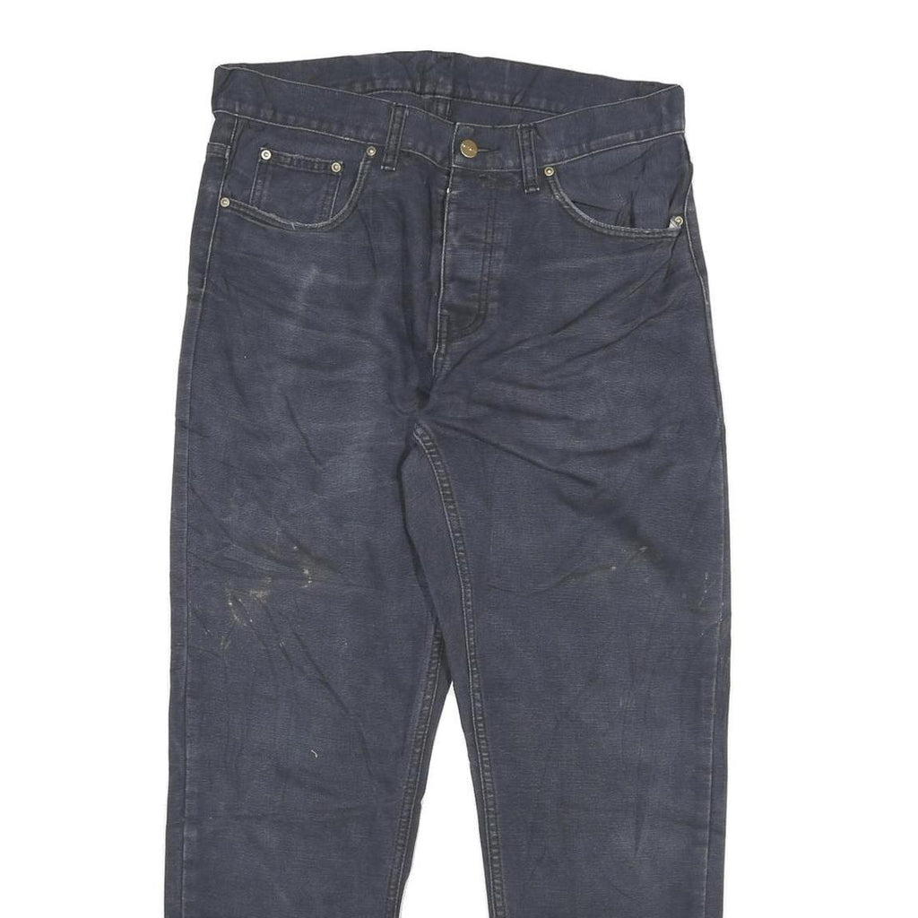 CARHARTT Womens Blue Slim Jeans Denim W31 L28 Button Pocket Workwear