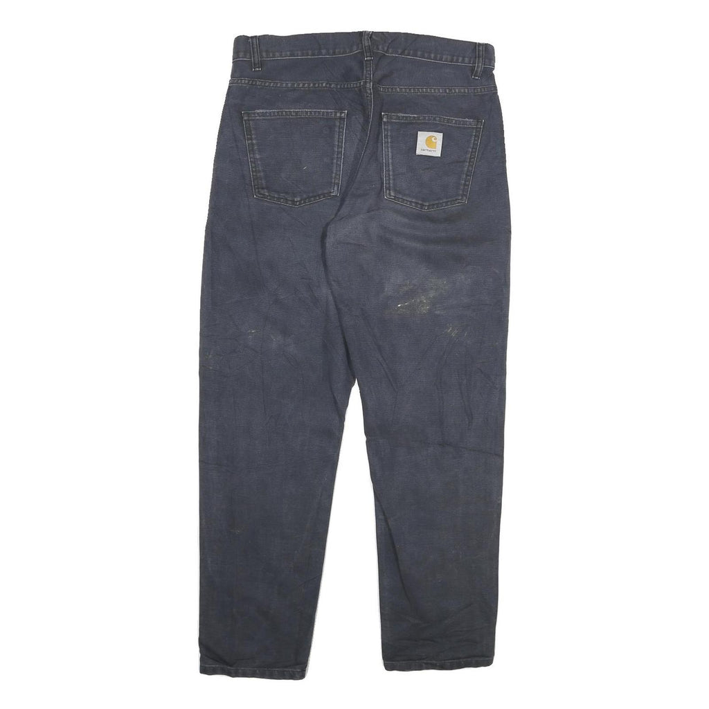 CARHARTT Womens Blue Slim Jeans Denim W31 L28 Button Pocket Workwear