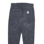 CARHARTT Womens Blue Slim Jeans Denim W31 L28 Button Pocket Workwear