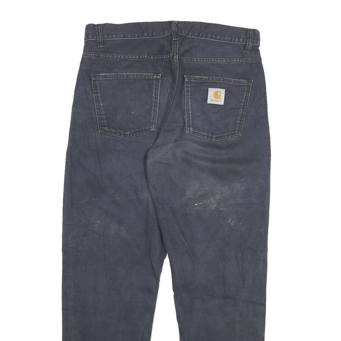 CARHARTT Womens Blue Slim Jeans Denim W31 L28 Button Pocket Workwear