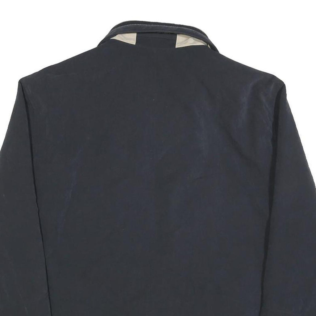 PIERRE CARDIN Mens Black Zip Jacket M Polyester Blend Plain Long Sleeve