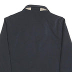 PIERRE CARDIN Mens Black Zip Jacket M Polyester Blend Plain Long Sleeve