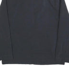 PIERRE CARDIN Mens Black Zip Jacket M Polyester Blend Plain Long Sleeve