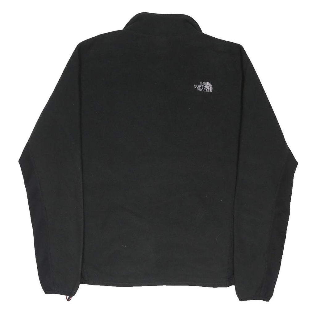 THE NORTH FACE Mens Black Jacket M Polyester Blend Zip Fleece Outdoor Casual