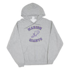 Mens Grey Marion Giants Cotton Pullover Hoodie M Sports Graphic Sweatshirt