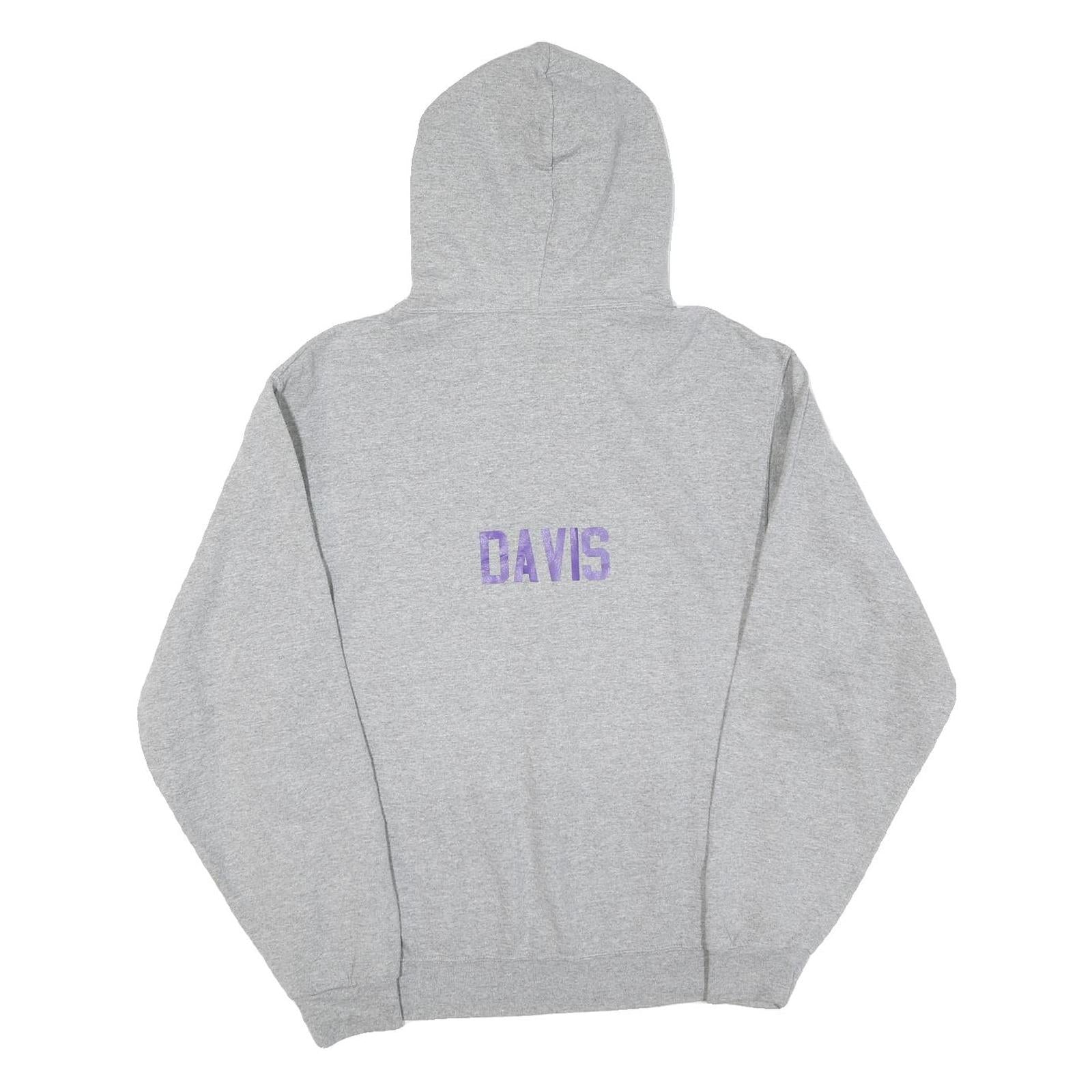 Mens Grey Marion Giants Cotton Pullover Hoodie M Sports Graphic Sweatshirt