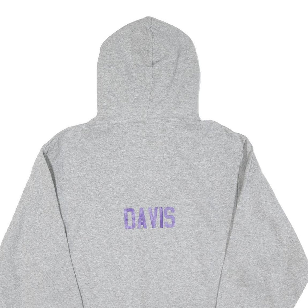 Mens Grey Marion Giants Cotton Pullover Hoodie M Sports Graphic Sweatshirt