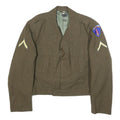 Mens US Army M-1950 Field Brown Military Wool Blend Jacket M Woven