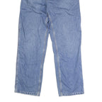 CARHARTT Mens Blue Regular Straight Denim Jeans W31 L30 Button Closure