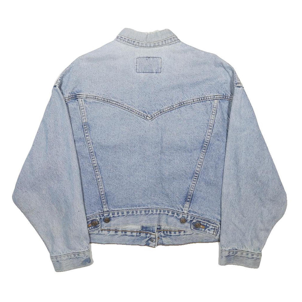 LEVI'S Womens Blue Denim Button Cotton Jacket M Casual Classic Retro Vintage