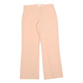 Womens Regular Fit Peach Coloured Straight Leg Trousers W32 L30 Casual Wear