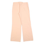 Womens Regular Fit Peach Coloured Straight Leg Trousers W32 L30 Casual Wear