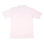 UMBRO Mens White Short Sleeve Plain Polo Shirt M Casual Cotton Blend