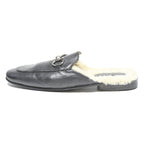 MELVIN & HAMILTON Mens Leather Black Slip On Loafers UK 9 Fur Lined Stylish