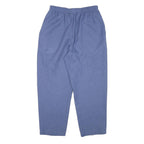 BRIGGS Womens Relaxed Blue Relaxed Leg Trousers W26 L24 Comfortable Elastic