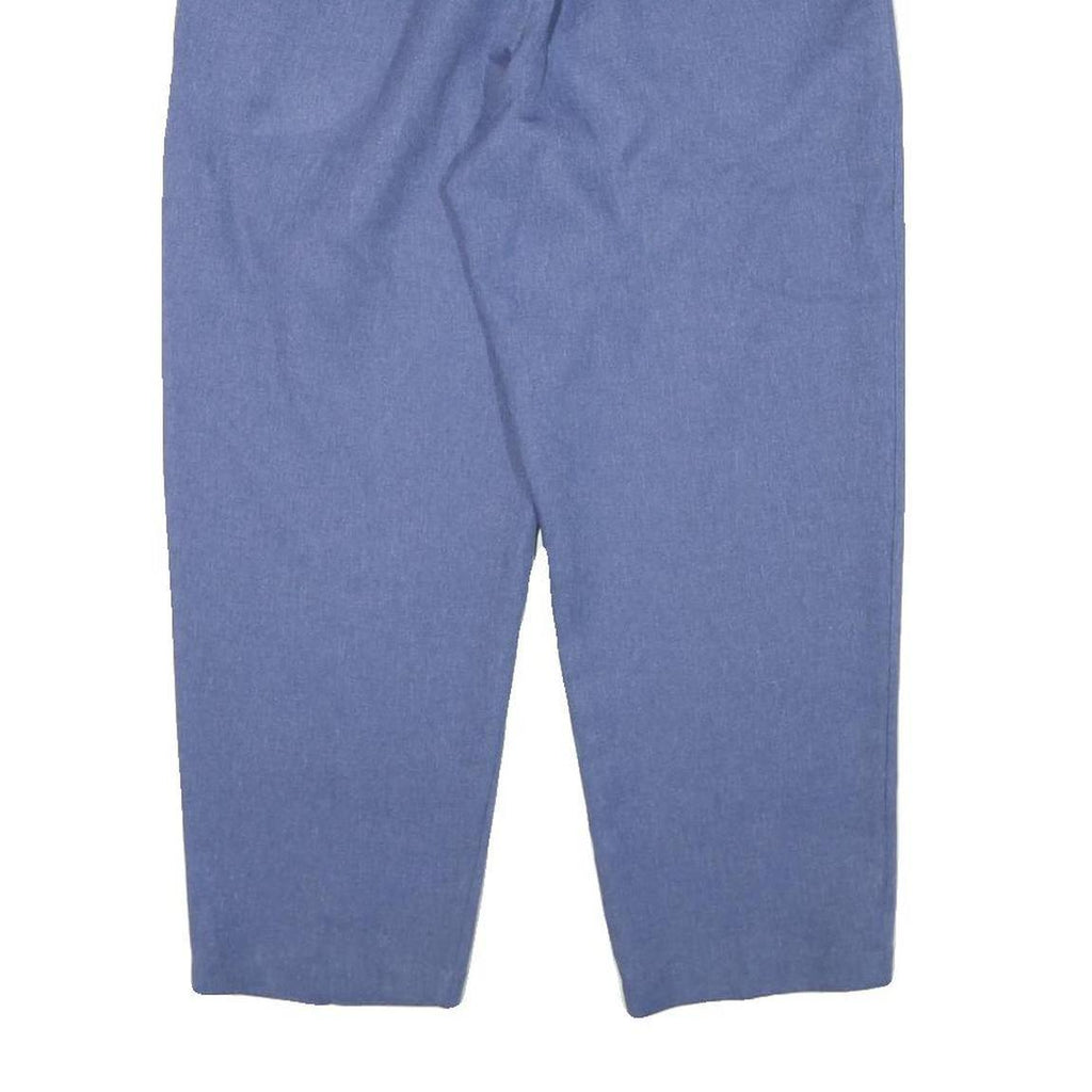 BRIGGS Womens Relaxed Blue Relaxed Leg Trousers W26 L24 Comfortable Elastic