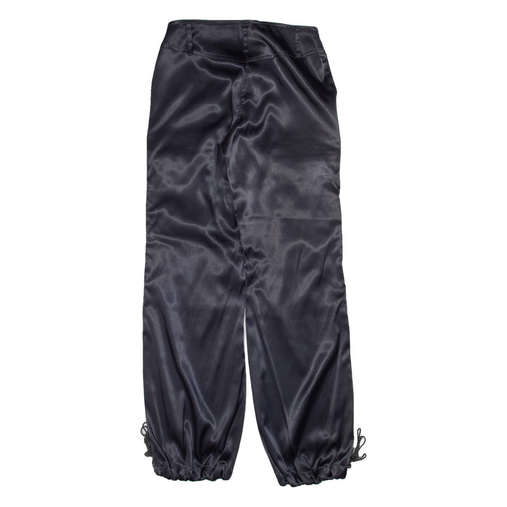 MY COLLECTION Cargo Womens Trousers Blue Loose Straight W29 L31