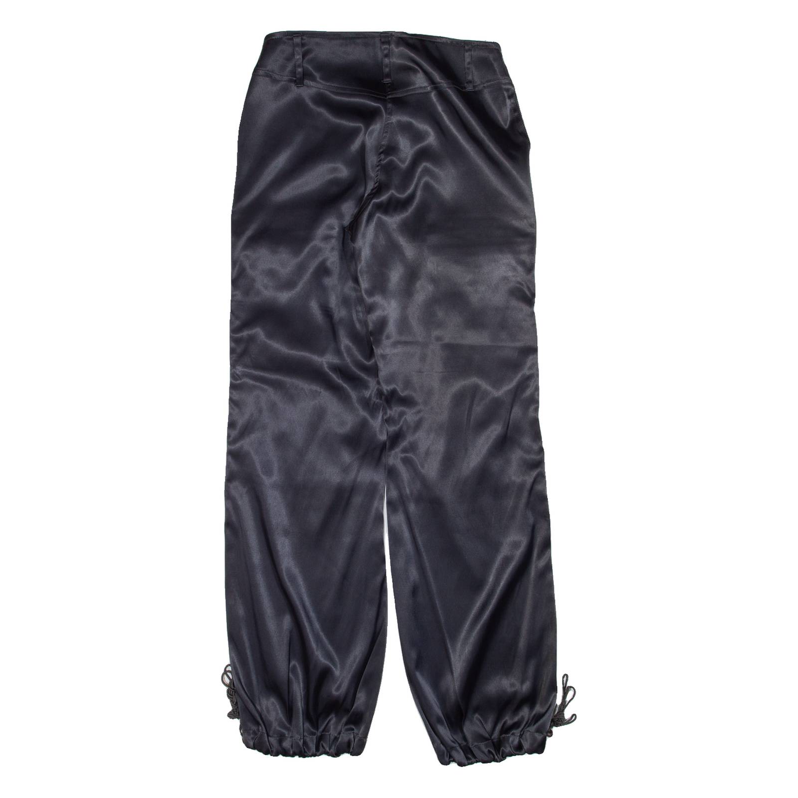 MY COLLECTION Cargo Womens Trousers Blue Loose Straight W29 L31
