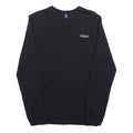 Mens Black Wool Blend V-Neck Plain Jumper XS Slim Fit Comfortable Warm