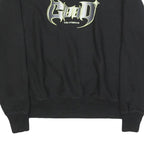 CHAMPION REVERSE WEAVE Mens Black Good California Crew Neck M Cotton Blend